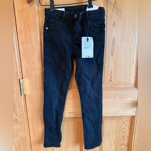 NWT Zara Kid’s Skinny Fit Black Jeans - Size 8/9